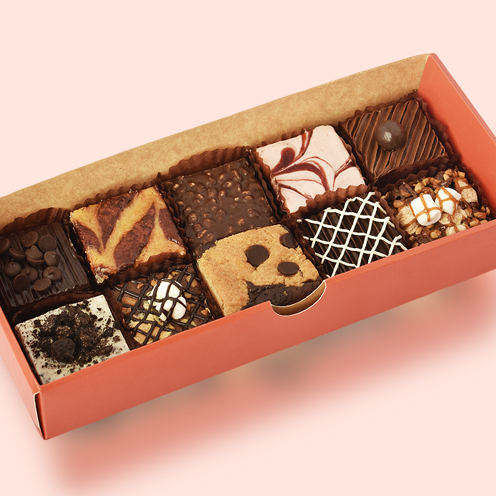 Brownie Boxes Box of 10 Brownies Unlimited