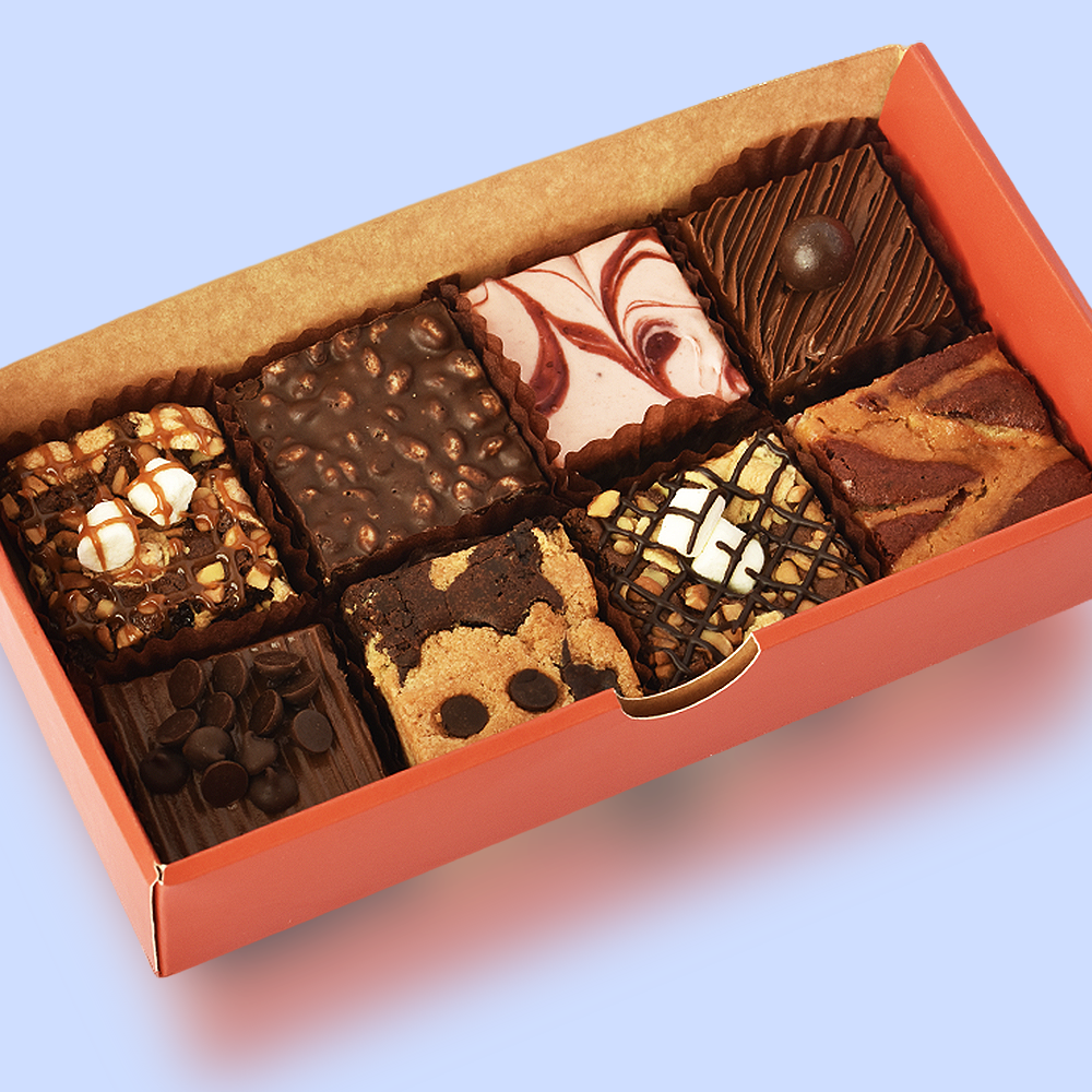 Brownie Boxes Box of 8 Brownies Unlimited
