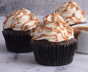 
            
                Load image into Gallery viewer, Caramel Crunch Premium Cupcake
            
        